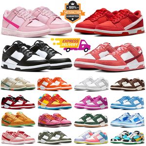 Envío gratis Panda Zapatillas para correr Hombres Mujeres Diseñador Entrenadores Blanco Negro Día de San Valentín 2024 Universidad Azul Naranja Para hombre para mujer Zapatillas deportivas al aire libre