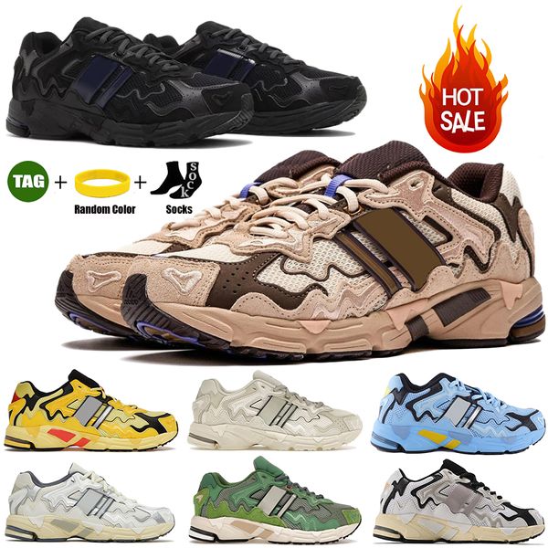 Chaussures de course pour hommes Femmes Bad Bunny Response Classic Mens Designer Shoe Sneakers Triple Black Boston Day Paso Fino Cream White Women Sport Trainers Sneaker