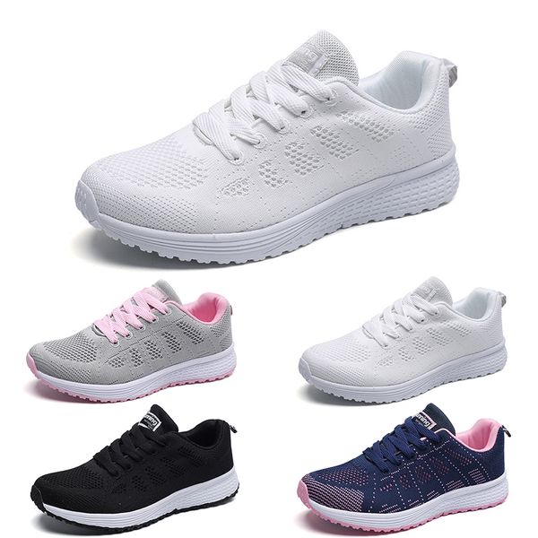 Chaussures de course pour hommes femmes Fashion Mens Trainers Breathable Athletic Gai Outdoor Sneakers Multicolored Pink Black Womens Sports Shoe Taille 35-40