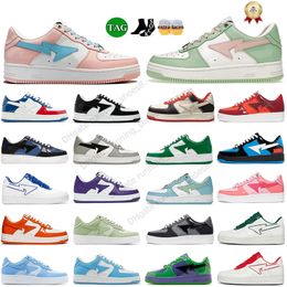 Hardloopschoenen voor heren Dames Grijs Zwart Lakleer Blauw JJJJOUND X Wit Marine Pastel Pack Sax Roze Groen Shark Sk8s Sta Designer Bapedstaes Sneakers 36-47