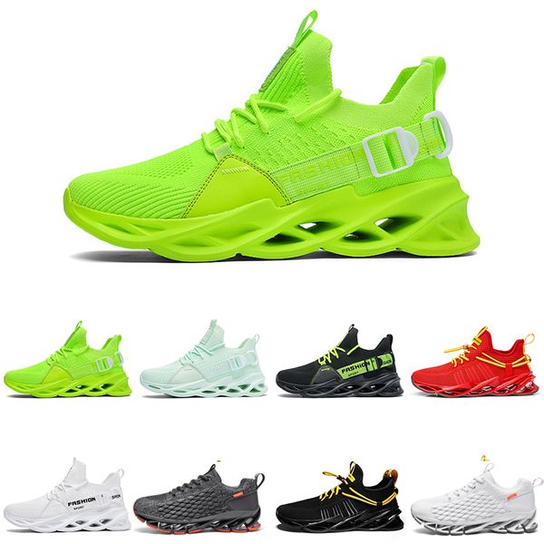 chaussures de course pour hommes femmes jaune clair lime vert GAI femmes hommes formateurs mode baskets de sports de plein air taille 36-47 tendances