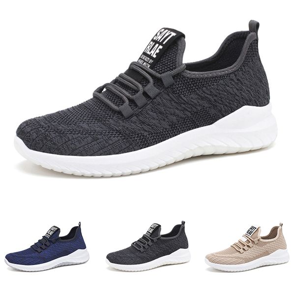 Zapatillas para correr para hombres, mujeres, color sólido, hots, bajo, negro, blanco, crema, transpirable, para hombre, para mujer, zapatillas de deporte para caminar, GAI