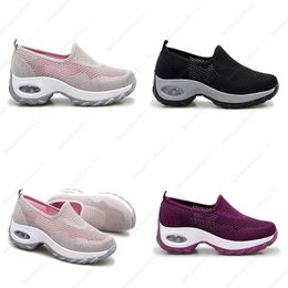 Chaussures de course pour hommes femmes triple noir blanc violet rose respirant et confortable baskets de sport pour hommes 003 GAI