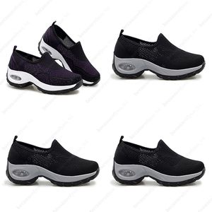 Chaussures de course pour hommes femmes triple noir blanc violet rose respirant et confortable baskets de sport pour hommes 022 GAI