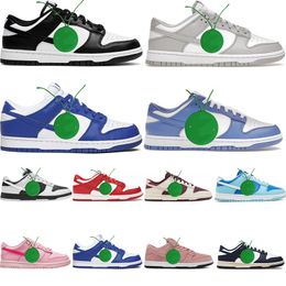 Zapatillas para hombres para hombres bajas blancas blancas gris polar polvo polvo polvo triple rosa gran tamaño 12 13 36-47 zapatillas de deporte de diseñador