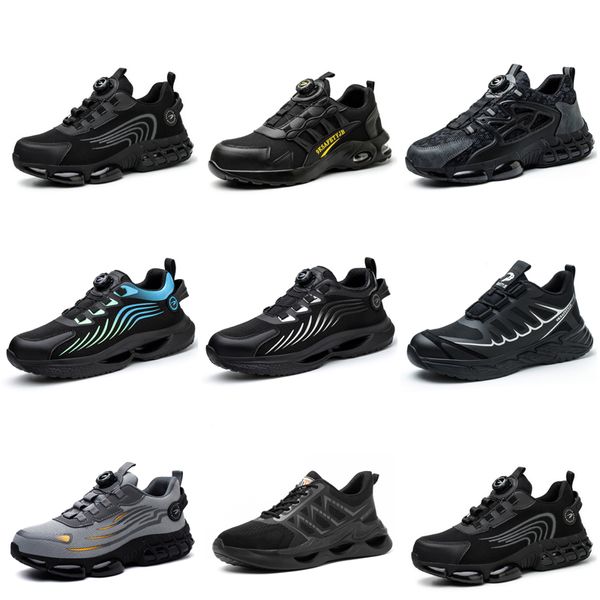 Chaussures de course GAI hommes femmes sept triple noir blanc bleu foncé sport sneaker confortable maille respirant chaussures de marche