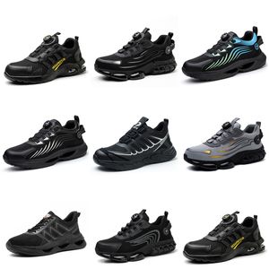 Chaussures de course GAI hommes femmes six triple noir blanc bleu foncé sport sneaker confortable maille respirant chaussures de marche