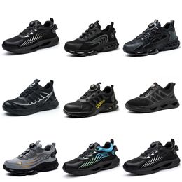 Chaussures de course GAI neuf hommes femmes triple noir blanc bleu foncé maille respirante sneaker de sport confortable