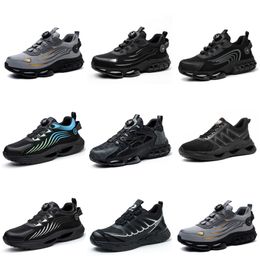 Chaussures de course GAI neuf hommes femmes triple noir blanc bleu foncé sport respirant confortable maille respirant chaussures de marche