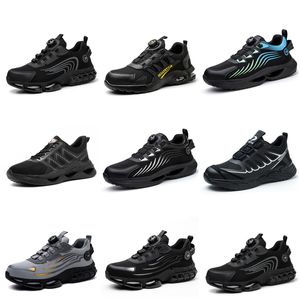 Chaussures de course GAI sept hommes femmes triple noir blanc bleu foncé sport respirant confortable maille respirant chaussures de marche