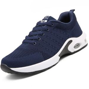 Chaussures de course léger respirant coussin d'air maille hommes marque Sport de plein Air femmes mode baskets Laceup 1713 240130