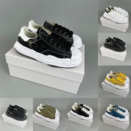 Maison Mihara Diseñador Zapatos al aire libre MMY Pisos de cuero Plataforma Zapatillas de deporte casuales para caminar Dhgate Zapatillas de cuero de lona de lujo con estilo