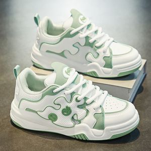 Loopschoenen Heren Comfort Plat Ademend Wit Zwart Groen Schoenen Heren Trainers Sport Sneakers Maat 38-44 GAI Color15