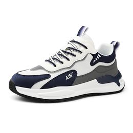 Chaussures de course hommes doux confort rouge gris bleu kaki violets blanc marron kaki chaussures décontractées hommes formateurs baskets de sport taille 36-44 GAI