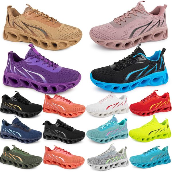 Zapatillas para correr hombres para mujeres transpirables gris oscuro deportivo deportivo de zapatillas de cordón liviano cómodo