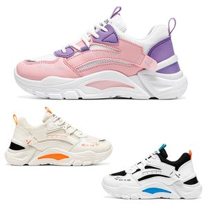 Chaussures de course Hommes Femmes Respirant À Lacets Blanc Crème Couleur Rose Hommes Femmes Baskets Sport Baskets