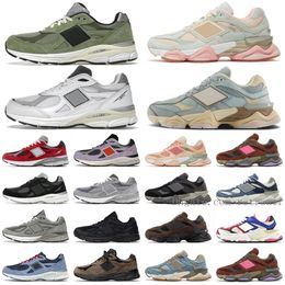 Nieuwe designer schoenen 9060 990V3 jjjjound mannen dames sneakers zeezout drievoudige zwarte regen wolk grijs werkkleding beige groene trainers heren dames 990 9060s sport hardloopschoen