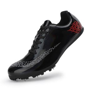 Chaussures de course Hommes Femmes Spikes Nails Chaussures de course Respirant Athletic Sneaker Sport Trainers