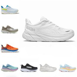 chaussures de course chaussures pour hommes formateurs Clifton 9 8 Bondi Yellow Pear Sweet Corn Free Seaweed Triple White Purple chaussures de créateur baskets plate-forme chaussures de course pour hommes