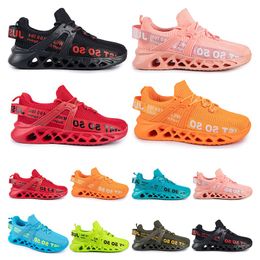 Running Shoes Mens Dames Big Size 36-48 EUR Mode Ademende Comfortabele Zwart Wit Groen Rood Roze Bule Orange Nivey-Nine