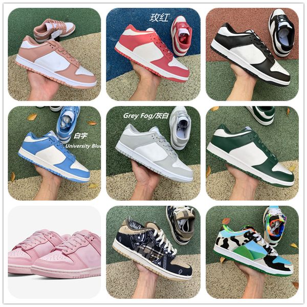 Zapatillas para correr para hombre para mujer Panda Negro Blanco Kentucky Syracuse UNC Azul Naranja Paquete Sombra Paloma Rosa Cumbre StrangeLove Coast zapatillas deportivas