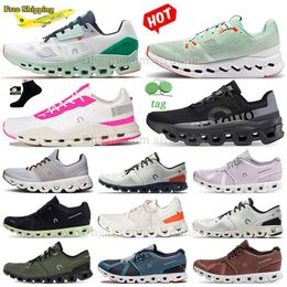 Envío gratis Zapatos para correr Cloudnova Pink White Nova Monster Surfer Swift 3 Barbie Hombres Mujeres Zapatillas 5 All Black X3 Cloudstratus Schuhe Zapatillas de deporte al aire libre Dhgate.com