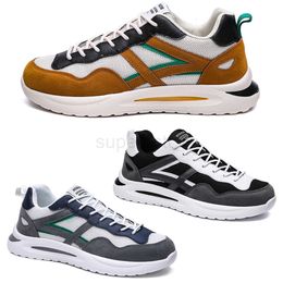 Zapatillas para correr Zapatillas con forma de placa Hombre Mujer Plataforma Negro Blanco Gris Marrón Zapatillas deportivas para hombre Tainers