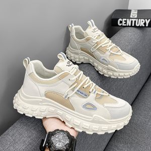 Loopschoenen Lente Zomer Mesh Ademende sport- en vrijetijdsschoenen Herenschoenen Mesh schoen Zwart brons lichtgrijs Batch nieuwe sneakers