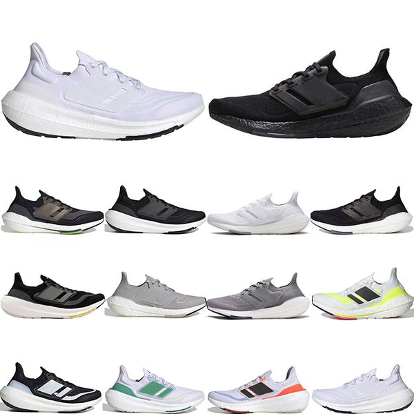 Chaussures de course ultra 21 22 chaussures de créateurs ultraboosts mens femmes noires solaires ub blanc orange vert solaire jaune gris extérieur baskets entraîneurs taille 36-45