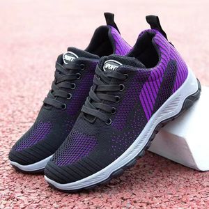 Envío gratis Zapatillas para correr Blanco Rosa Blanco Negro Rojo Gris Púrpura Naranja Marrón Amarillo Medio Verde Azul Hombres Mujeres Zapatillas de deporte GAI Runner Zapatillas de deporte