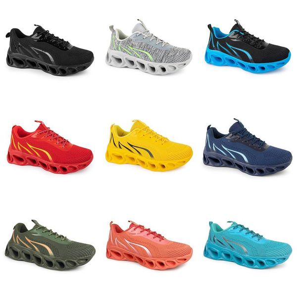 Chaussures de course femme hommes noirs blancs violet rose vert marine bleu clair jaune beige nue nue mens entraîneurs femelles baskets sportives 65 s