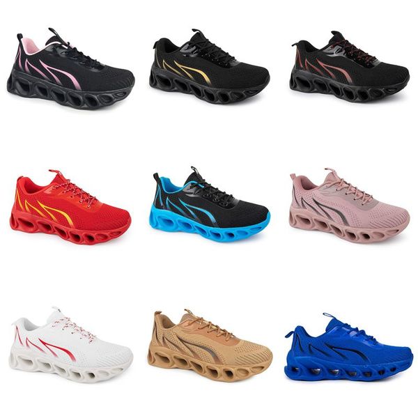 Chaussures de course femme hommes noirs blancs violet rose vert marine bleu bleu clair jaune beige fuchsia nue prune mens entraîne les baskets sportives féminines 24 s