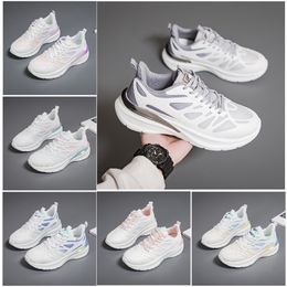 Chaussures de course Femme Nouvelle randonnée Men de chaussures plates Soft Sole Fashion Blanc noir rose rose Bule confortable Sports Z1822 Gai Trendings 719 Wo