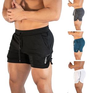 Short de course 2021 solide hommes séchage rapide GYM Sport Fitness Jogging entraînement Sport pantalon court décontracté