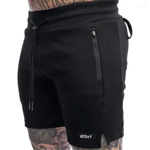 Short de course 2023 Style marée poche zippée gymnases Fitness homme été loisirs en plein air survêtement plage entraînement taille Sport pantalon