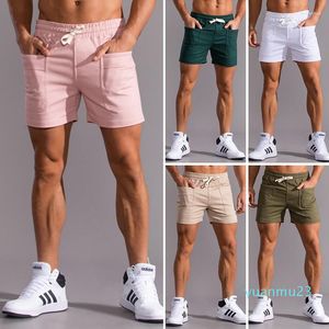 Pantalones cortos para correr 2023 Verano Hombre Algodón Casual Secado rápido Más bolsillos Cargo Pantalones cortos