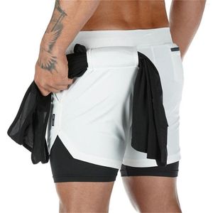 Shorts de course athlétiques pour hommes Sports décontractés Séchage rapide Entraînement Gym Formation Hommes