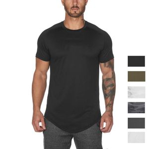 Running shorts camo sport shirt heren korte mouw workout gym t-shirt bodybuilding slank fit gyms heren zomer fitness tops