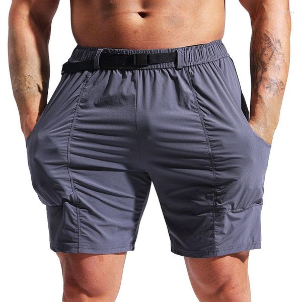Pantalones cortos para correr, diseño para hombres, senderismo, secado rápido, entrenamiento atlético, 7 