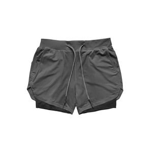 Rennen shorts est mannen 2 in 1 dubbeldek snel droge gym sport fitness jogging workout sport korte broek broek broek