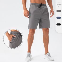 Hardloopshorts Fanceey Heren Zomer Losse, ontspannen sportbroek Reflecterende strips Sneldrogende ademende fitnesstraining