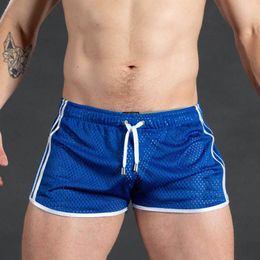 Pantalones cortos para correr LANTECH Hombres Deporte Rejilla de secado rápido Entrenamiento Gimnasio Pantalones cortos Usar Fútbol Tenis Entrenamiento Playa Nadar