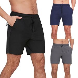 Running Shorts Heren Patchwork Ijs Sport Zomer Bovenkleding Fitness Casual Capri Basketbal Broek Nylon Koraal Heren Linnen