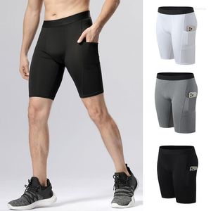 Running Shorts Mens Workout Met Pocket Panty Gym Leggings Voor Mannen Yoga Korte Compressie Shortss Spandex