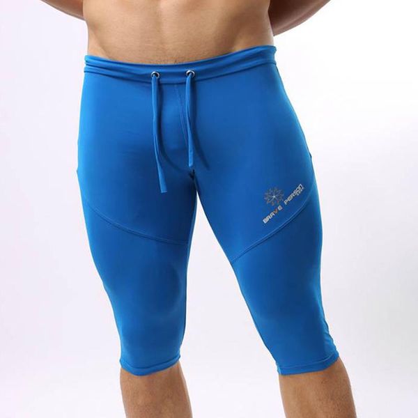 Shorts de course Sexy hommes collants Sport en plein air Jogging Gym Fitness pantalons de survêtement mâle respirant séchage rapide piste terrain pantalonRunning