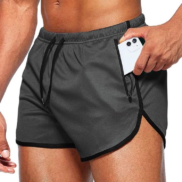 Pantalones cortos para correr, ropa deportiva para hombre, verano, secado rápido, entrenamiento, fútbol, deportes, gimnasio, Fitness, pantalones cortos deportivos para correr