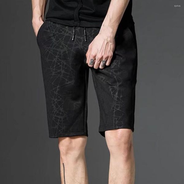 Shorts de course Été Noir Camouflage Culottes Hommes Sportswear Respirant Séchage Rapide Nylon Soie Court Mâle Lâche Casual Sweatshorts