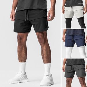 Pantalones cortos para correr Verano Hombres Gimnasio Crossfit Baloncesto Hombre Entrenamiento de secado rápido Deporte Fitness Ropa informal