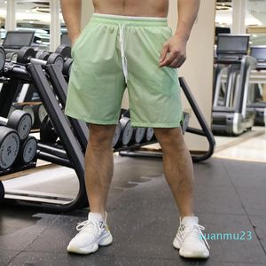 Running Shorts Zomer Mannen Effen Hoge Taille Sneldrogend Sport Korte Broek Trekkoord Sport Broek Voor Man Ademend Basketbal Broek