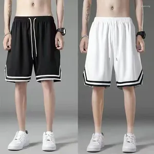 Short de course été maille tissu vêtements pour hommes basket-ball et Football homme noir blanc Sport Jogging Fitness pantalons de survêtement M-3XL